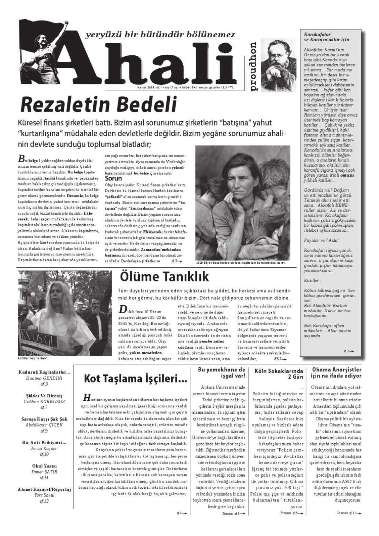 7. Sayı - Ahali Gazetesi