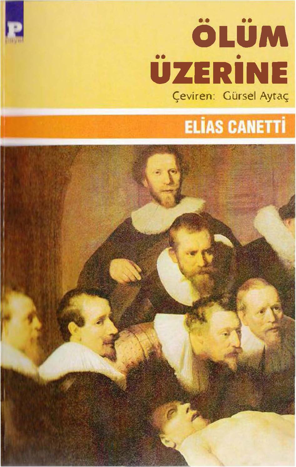 Ölüm Üzerine - Elias Canetti