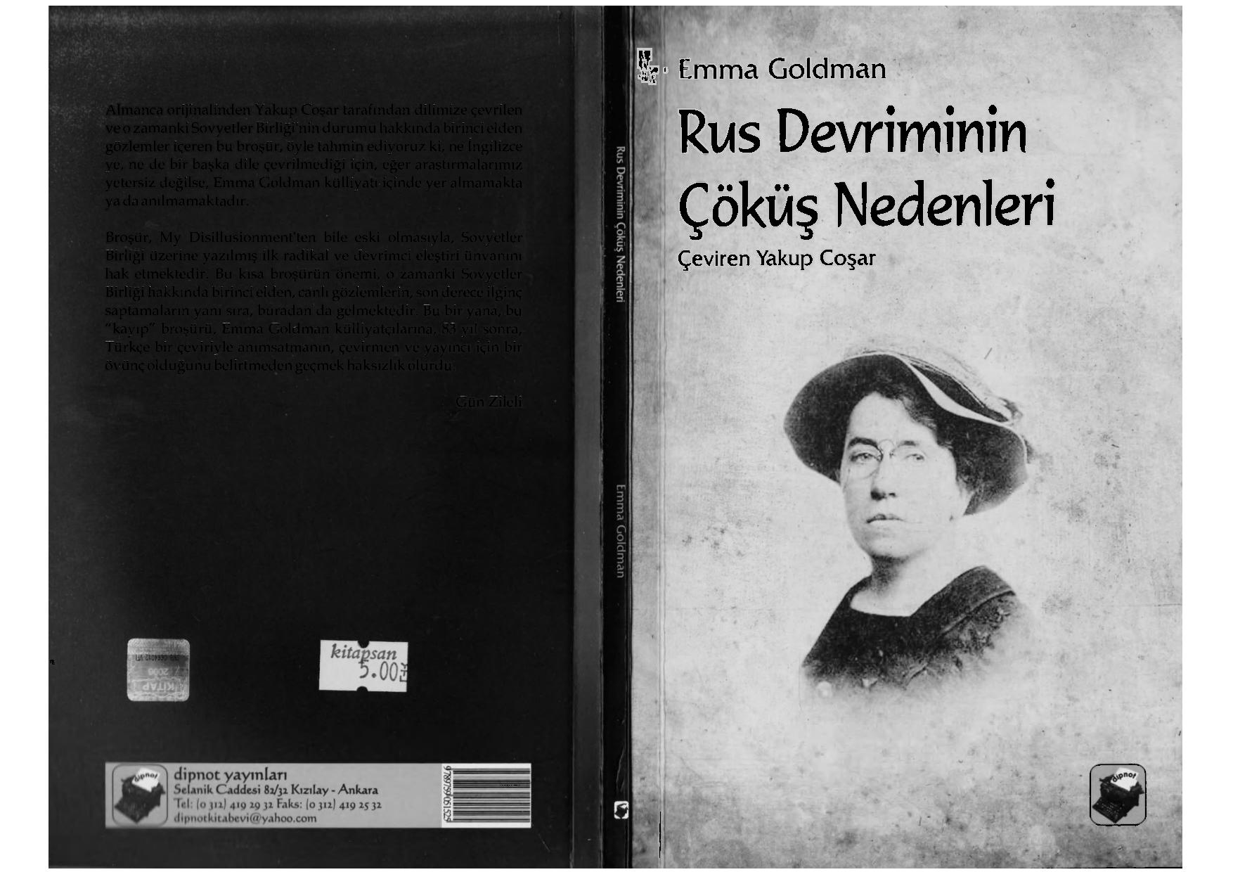 Rus Devriminin Çöküş Nedenleri - Emma Goldman