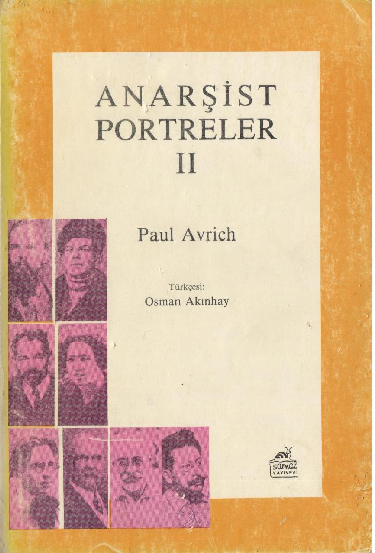 Anarşist Portreler 2 - Paul Avrich